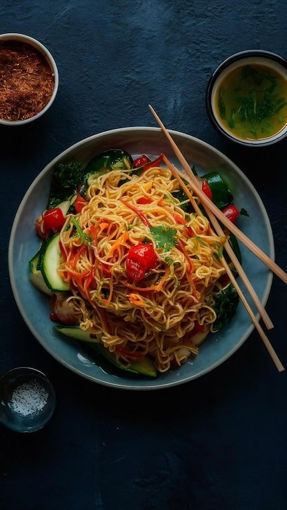 hakka-noodles-is-popular-indo-chinese-recipes-schezwan-noodles-with-vegetables-plate_926199-4125727